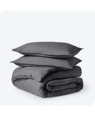 Bare Home Double Brushed Duvet Cover Set Full