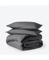Bare Home Double Brushed Duvet Cover Set Full