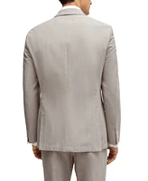 Boss by Hugo Boss Men's Micro-Patterned Slim-Fit Jacket