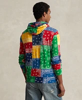 Polo Ralph Lauren Men's Patchwork-Print Spa Terry Hoodie