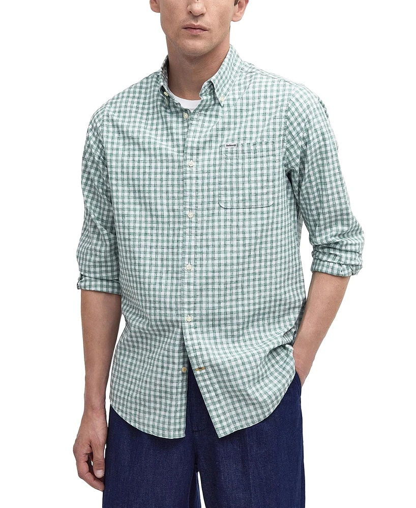 Barbour Men's Kanehill Tailored-Fit Gingham Shirt