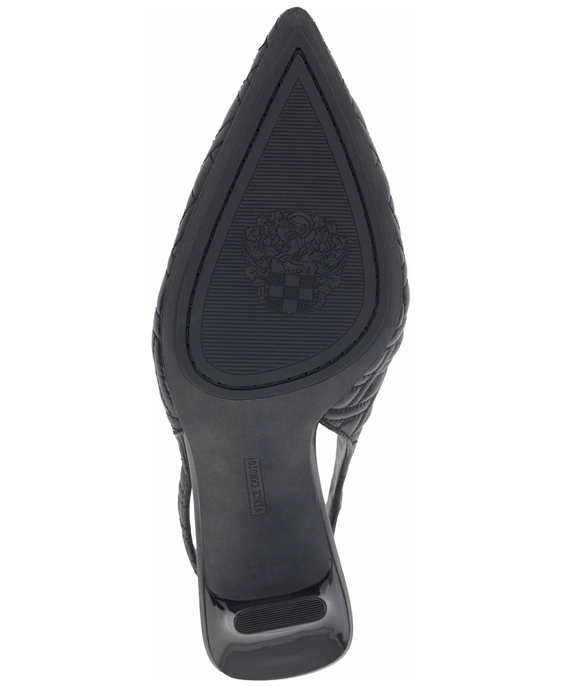 Vince Camuto Women's Baneet Quilted Slingback Pumps