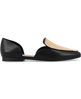 Journee Collection Women's Kennza Cut Out Slip On Loafers