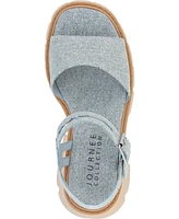 Journee Collection Women's Tillee Treaded Outsole Platform Sandals