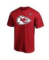 Men's Fanatics Patrick Mahomes Red Kansas City Chiefs Super Bowl Lviii Big and Tall Player Name and Number T-shirt