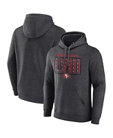 Men's Fanatics Heather Charcoal San Francisco 49ers Super Bowl Lviii Local Pullover Hoodie