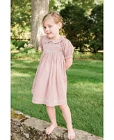 Girl Emmy Dress Rose Swiss Dot Toddler, Child