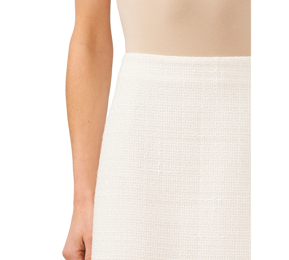 CeCe Women's A-Line Tweed Mini Skirt