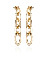 Vince Camuto Gold-Tone Linear Link Drop Earrings