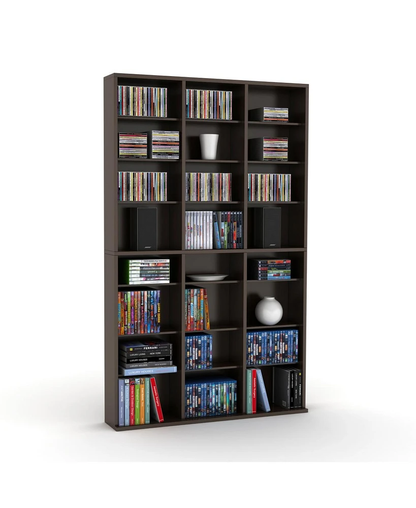 Cabinet-Atlantic Oskar Media Wall-Unit Espresso