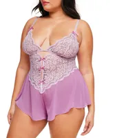 Adore Me Plus Odessa Romper Lingerie