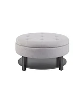 Miller Round Storage Ottoman