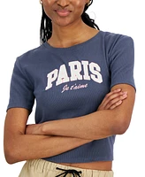 Grayson Threads, The Label Juniors' Paris Baby Short Sleeve T-Shirt