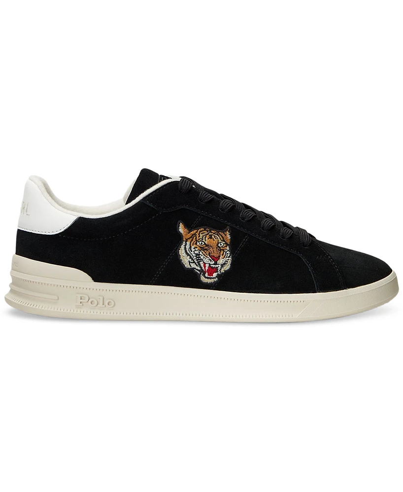 Polo Ralph Lauren Men's Heritage Court Ii Tiger Suede Sneaker