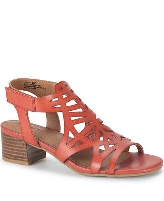 Baretraps Women's Velvet Block Heel Sandals