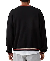 Cotton On Men's Box Fit Graphic Crew Sweater