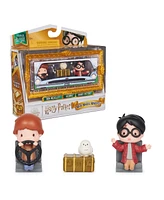 Harry Potter, Micro Magical Moments Year 2 Flying Car Figure Set with Harry, Ron, Hedwig Display Case - Multi