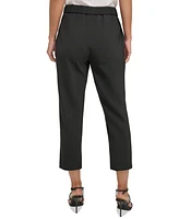 Dkny Women's Mid-Rise Pull-On Cropped Pants