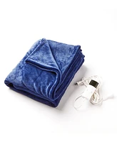 Unikome Plush and Cozy Flannel Electric Oversized Throw, 62" x 84"