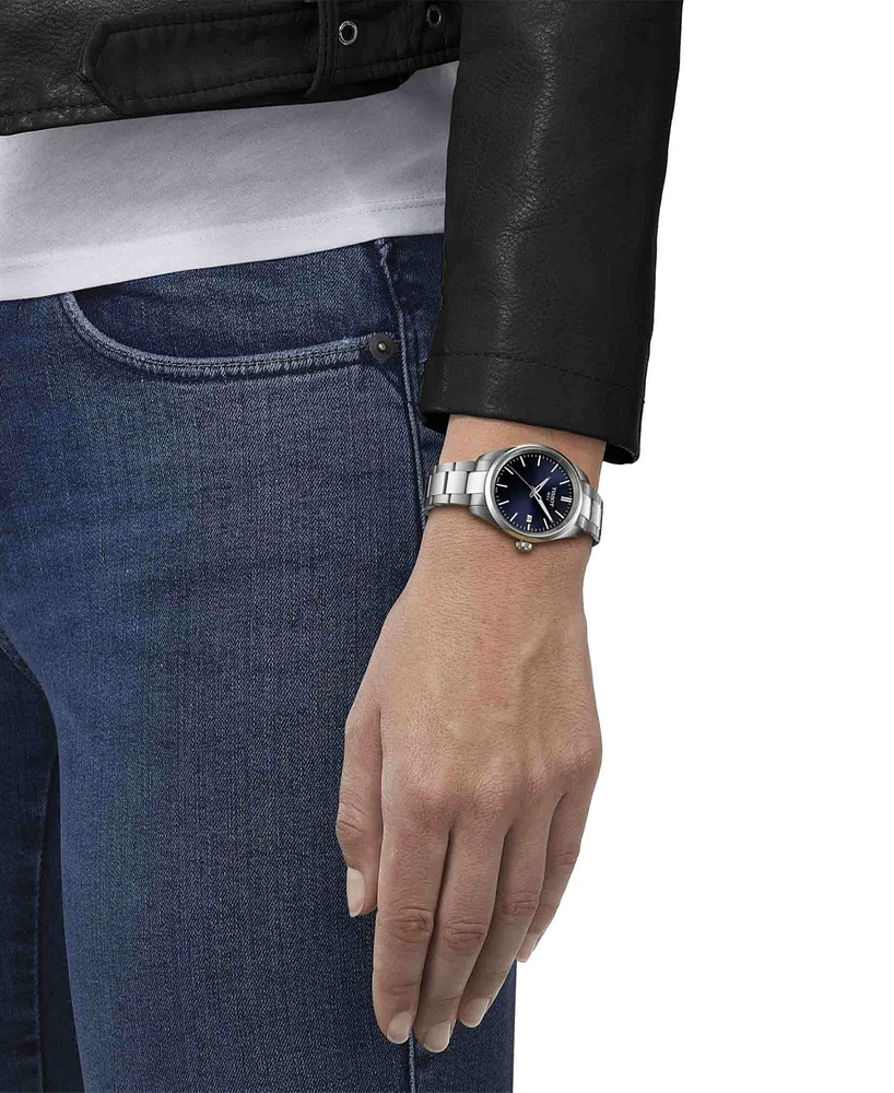 Tissot Unisex Swiss Pr 100 Stainless Steel Bracelet Watch 34mm