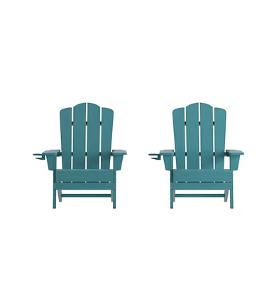 Nassau Adirondack Chair With Cup Holder