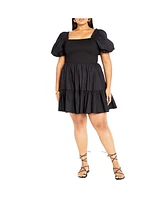 City Chic Plus Poppie Dress