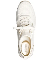 Michael Kors Women's Georgie Knit Lace-Up Trainer Sneakers