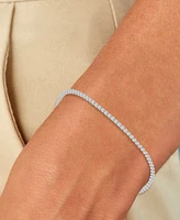 Cubic Zirconia Tennis Bracelet in 10k Gold