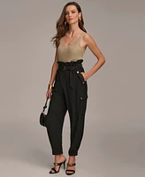 Donna Karan Women's Belted Cargo Pants