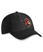 Men's Fanatics Black Ottawa Senators Authentic Pro Rink Flex Hat