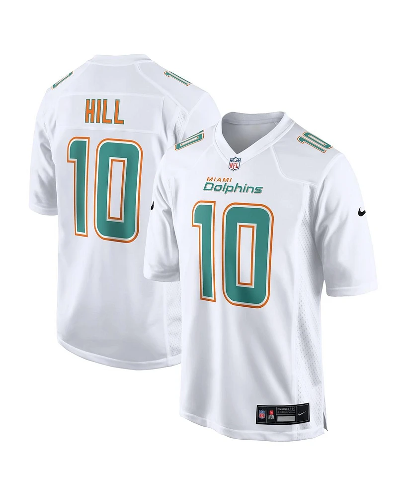 Men's Nike Tyreek Hill White Miami Dolphins Fashion Game Jersey