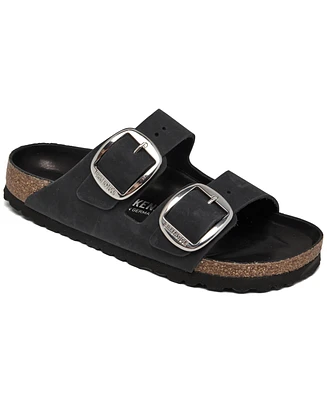 Birkenstock Women's Arizona Big Buckle Oiled Leather Sandals from Finish Line