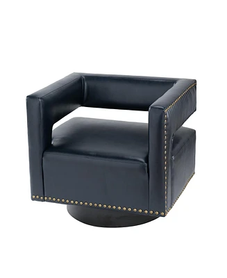 Geismar Contemporary Accent Chair Unique Square Shape