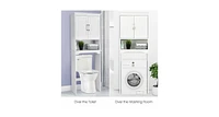 Over Toilet Space Saver Bathroom Organizer with Storage Cabinet