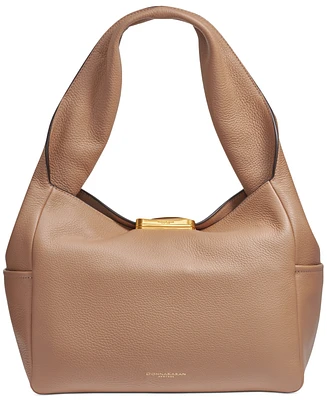 Donna Karan Amagansett Soft-Rolled Leather Shoulder with Sculpted Magnet Closure