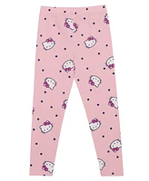 Hello Kitty Toddler Girls Wink Short Sleeve Top and Legging Set