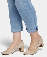 Nydj Plus Sheri Slim Ankle Jean with Roll Cuffs