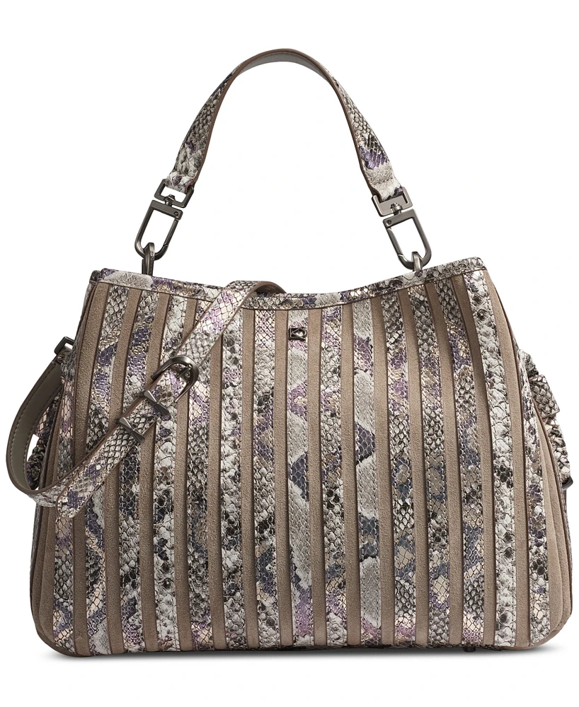 Donna Karan Bellerose Python Satchel