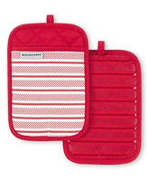 KitchenAid Albany Pot Holder 2-Pack Set, 7" x 10"