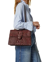 Brahmin Hallie Copa Cabana Leather Satchel