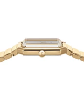 Salvatore Ferragamo Women's Swiss Gold Ion Plated Stainless Steel Bracelet Watch 27x34mm