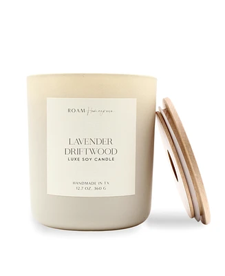 Roam Homegrown Luxe Lavender Driftwood Candle, 12.7 oz