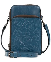 Patricia Nash Albertine Small Leather Phone Crossbody