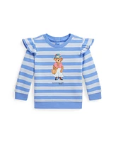 Polo Ralph Lauren Baby Girls Bear French Terry Long Sleeve Sweatshirt