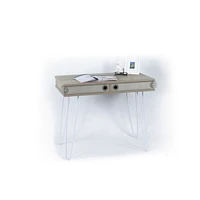 Lora Metal Legs 2 Tier Modern Desk