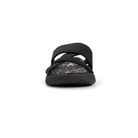 Muk Luks Women's Sassy Cross-Over Slide Sandal