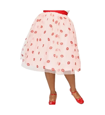 Plus Size Brilliance Swing Skirt