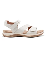 Earth Women's Sureal Quarter Strap Flat Casual Sandals