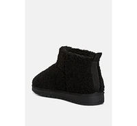 Anatole fleece exterior fluffy boots