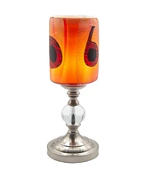 Dale Tiffany 13" Tall Filare Hand Blown Art Glass Shade Accent Lamp - Multi